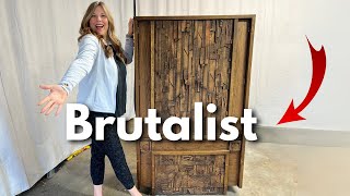 MAJOR  Veneer Repairs, Toning, and More - Restoring a Lane Brutalist Pueblo Armoire