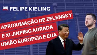 Aproximação de Zelensky e Xi Jinping agrada União Europeia e EUA l Felipe Kieling