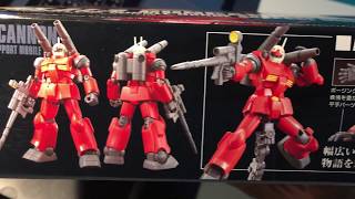 開箱 HG RX-77-2 GUNCANNON ガンキャノン 鋼加農