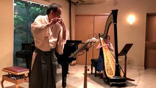 Nishikawa plays Shino-bue - composed by Yasunoshin