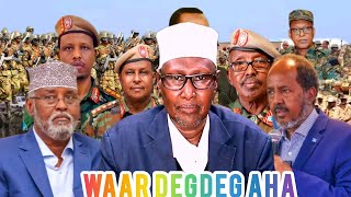 Xasan Sheekh Hanjabaada Xabashida, Dagaalka Mudug Khasaare dhimasho iyo dhaawac hanti ah oo ka dhas