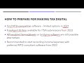 making tax digital for income tax