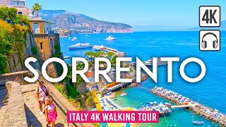 Sorrento 4K Walking Tour (Italy) - Tour with Captions & Immersive Sound 4K Ultra HD/60fps