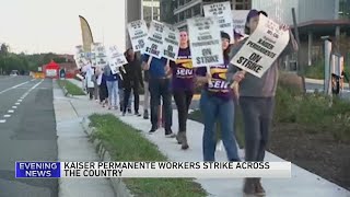 Kaiser workers begin strike, the largest healthcare walkout in US history