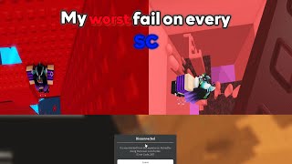 My worst fail on every Soul Crushing Tower - Roblox JToH