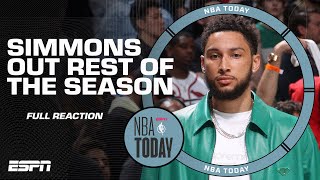 [FULL REACTION] Ben Simmons to sit out rest of the season for the Nets | NBA Today