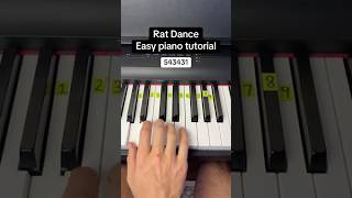 Rat Dance Easy Piano Tutorial #dance #pianotutorial #meme