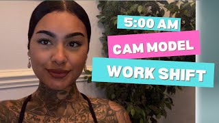 5:00AM WEBCAM MODEL EARNINGS VLOG/WORK WITH ME