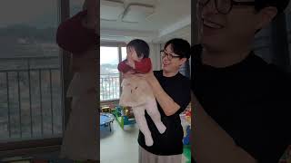 갑자기 인사를?? 아빠닮아서 예의가 바르군!  까딱 까딱 까딱 | #인사 #아기랑 #육아 #baby #babygirl #cutebaby