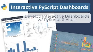 Build a PyScript interactive dashboard w/Altair | End-to-end PyScript Tutorial #3