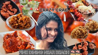 Crazy Crab restaurant and bar 🦀 🍻 One of most Unique restaurant in Maharashtra, Dahanu ⛱️