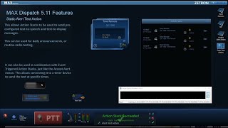 MAX Dispatch V5.11 Features Sneak Peek - Stacked Actions