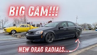 Caprice PPV Hits the Track! For the First Time!!! Drag Racing!!! New VMS Wheels!