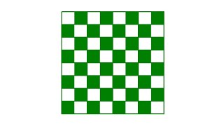 Simple Python Turtle Graphic and Code: Chess Board