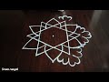 2 beautiful friday kolams with 5*3 dot s simple daily kolams