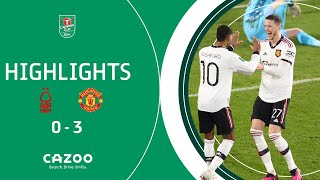 😲RASHFORD, WEGHORST & BRUNO BOOK CARABAO CUP FINAL? Nottingham Forest v Manchester United highlights