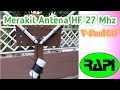 Merakit Sendiri Antena V-Pool HF 27 Mhz dengan bahan bekas