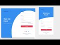 Responsive Login and Registration Form Using HTML CSS JavaScript