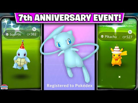 Shiny Mew for the 7th Anniversary Event But Only If…