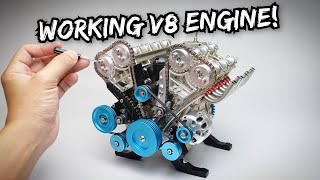 Best V8 Engine Model Kit that runs | Build your own Engine Kit #stirlingkit #WhyWeEngine