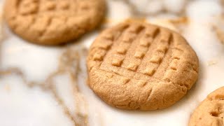 花生醬曲奇 | peanut butter cookies