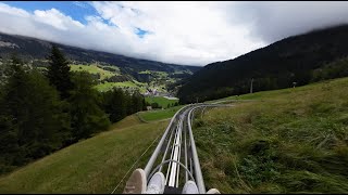 Rodelbahn  Pradaschier Churwalden  isvicre`nin en güzel dag kizagi