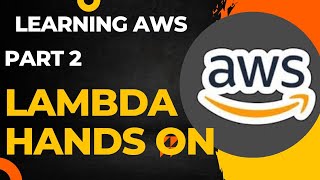 02 | AWS Lambda | Create Lambda Function | Playlist Part 2