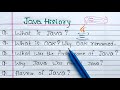 History of Java Language (Hindi) | जावा का इतिहास क्या है? | Learn Coding