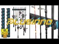 PLUSINNO Horizontal Wall Mount Fishing Rod Storage for Low Ceilings (feat. @GetUrFishOn )