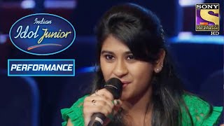Nithyashree's 'Gun Gun Guna' Amazes Shraddha Kapoor | Indian Idol Junior 2