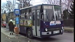 1995.12.10. Ikarus-260-asok Rákospalota külső peremén, BY 65-96 25-ös \u0026 BY 77-30 170 gyors