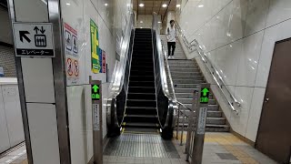 【三菱製】仙台市地下鉄南北線 長町駅 改札内 エスカレーター