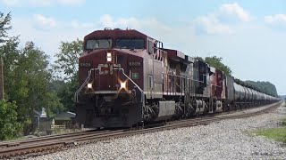 CP AC44CW 8626 w/ Great P3 Leads CSX Ethanol B646-11 on 8/15/22