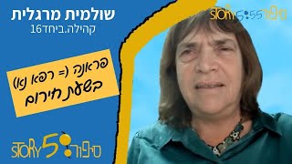 פראנה (= רפא נא) בשעת חירום | שולמית מרגלית | קהילה.ביחד16 | סיפור555