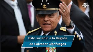 Caso Cienfuegos. Relatan cómo fue la llegada del general a México