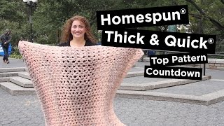 4 Most Popular Knit \u0026 Crochet Patterns made with Homespun® Thick \u0026 Quick®