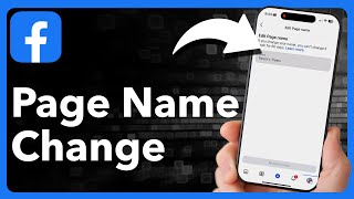 How To Change Facebook Page Name