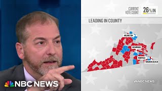 Chuck Todd takes a look at how to interpret early results from Virginia