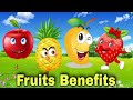 Fruits Benefits | Fruits Name And Benefits | Fruits For Kids | Kids Learning Zone