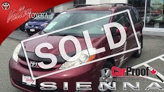 (SOLD) 2006 Toyota Sienna LE Preview, For Sale At Valley Toyota Scion In Chilliwack B.C. # 16218A