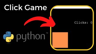 Square Clicker Game With Python