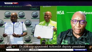 Dr Mbahare Kekana appointed ActionSA deputy president