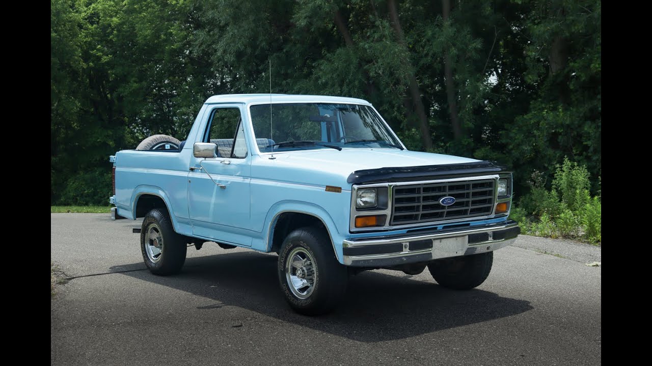 1983 Ford Bronco Test Drive - YouTube