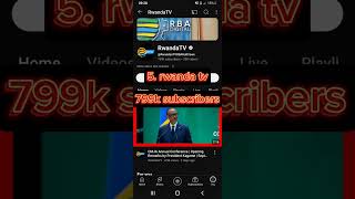 Dore ngizi channel zikunzwe murwanda hose /most subscribed channel in rwanda #rwanda #channel #sub #