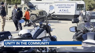 Lafayette law enforcement agencies and other groups hold 'Unity in the Community' event