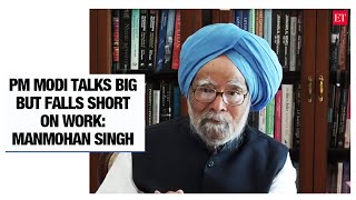 Punjab polls:  PM Modi talks big but falls short on work, says  Manmohan Singh