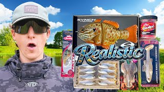 Fishing The Most REALISTIC Fishing Baits Ever (Shocking Results)