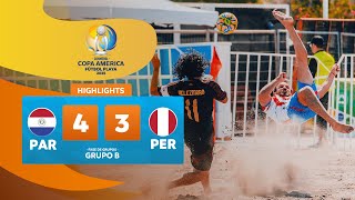 PARAGUAY 4-3 PERÚ | Highlights | CONMEBOL Copa América Fútbol Playa 2025™