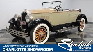 1927 Buick Master Six Model 27-54 Deluxe Sport Roadster for sale | 6826 CHA