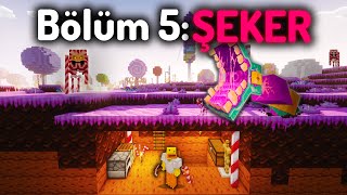 Neden Her yerde ŞEKER Var ? / Minecraft'ın En Soğuk Dünyası bölüm 5